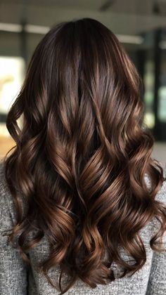 Gorgeous Fall Hair Color For Dark Brown Hair for a Warm Look 🌰 Dark Natural Auburn Hair, Dark Auburn Highlights On Dark Hair, Brunette Color Hair, Hair Color Ideas Fall 2024, Espresso Lowlights, Mocha Brown Hair With Highlights, Color For Dark Brown Hair, Dark Brown Fall Hair, Fall Dark Hair