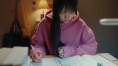 Alice Sun, Kdrama Study, Study Mood, Korean Study, Paris Geller, Study Mode, Romanticizing School, Study Korean, Academic Validation