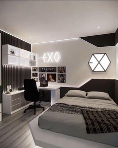 Bilik Tidur Lelaki, Bilik Lelaki, Idea Bilik Tidur, Reka Bentuk Bilik Tidur, Bilik Permainan, Mens Bedroom Decor, Bedroom Ideas For Small Rooms Cozy, Bedroom Redesign, Boys Bedroom Makeover