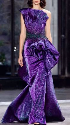 Fall 2023 Couture, Tony Ward Couture, 2023 Couture, Purple Gown, Fashion Gowns, Figure Skating Dresses, Couture Gowns