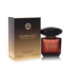 Crystal Noir Is The Very Feminine Scent By Versace Which Was Introduced In 2004. Seductive, Sensual Yet Sweet Blend Of Gardenia, Peony, Amber, Sandalwood, Orange Blossom That Makes Any Woman Feel Elegant. Versace Parfum, Versace Crystal Noir, Crystal Noir, Orange Blossom, Woman Colour, Versace, Amber, Blossom, Spray