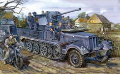 Truck Tank, Germany Ww2, Willys Mb, German Soldiers Ww2, Ww2 Tanks, German Army, Military Art, Plastic Model Kits