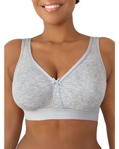 The Fruit of the Loom Women’s Plus Size Beyond Soft Wireless Cotton Bra is your most comfortable wireless bra yet! This soft cotton bra features full coverage unlined cups that are lightweight, breathable, and designed with an inner sling to help shape and support. Enjoy a comfortable and flexible fit with wide, pinch-free straps and an elastic bottom band. Perfect for leisure or everyday wear, our design provides side and back smoothing under every outfit. Comfortable Seamless Nursing Bra, Cotton Bra With Medium Bust Support And Full Coverage, Cotton Full Coverage Bra With Medium Bust Support, Best Plus Size Bras, Anniversary Verses, Fly Bra, Penny Floor, Bohemian Print Dress, Ladies Bra