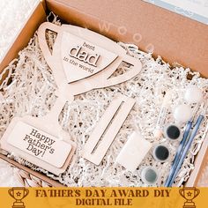 father's day award diy in a box