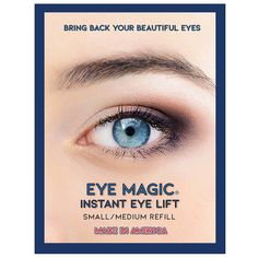 Eye Magic Premium Instant Eye Lift for just $17.99 Tightlining Eyes, Eye Lift Cream, Sagging Cheeks, Eye Makeup Application