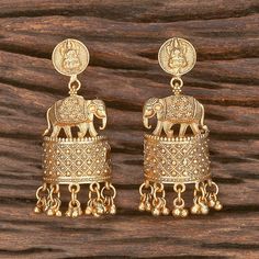 Gold Temple Earrings / Temple Jewelry / South Indian Earrings/ Elephant Jewelry/ Traditional Earrings/ Indian Jewelry/ Amrapali Earrings - Etsy Gold Meenakari Drop Earrings, Gold Meenakari Earrings For Festivals, Gold Earrings For Diwali, Gold Chandbali Earrings In Temple Jewelry Style, Gold Plug Earrings For Festive Celebration, Gold Chandbali Temple Jewelry Earrings, Gold Meenakari Temple Earrings, Festive Gold Plug Earrings For Celebration, Festive Celebration Gold Plug Earrings