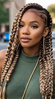 How to Rock a Boho Jumbo Halo Braid in 2024 🌿 Jumbo Box Braid Styles, Large Twists Black Women, Proctive Hairstyles Protective Styles, Rope Braids Hairstyles, Box Braids For White Women, African Twist Hairstyles, Messy Knotless Braids, Medium Large Box Braids, Jumbo Fulani Braids