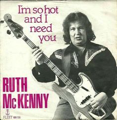 an advertisement for the album i'm so hot and i need you by ruth mckenny