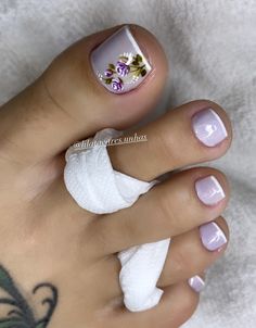 Floral Nails, Toe Designs, Pretty Nails, Nail Designs