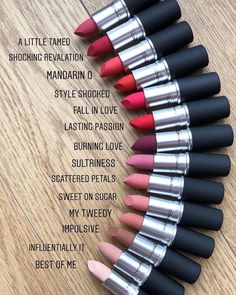 Mac Lipstick Swatches, Makeup Order, Makeup Brushes Guide