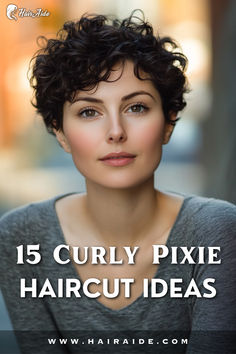 🔥🌿 Get inspired by 15 Magical Curly Pixie Cut Ideas that prove shorter can be bolder! These whimsical, airy cuts help you stand out while embracing easy maintenance. #CurlyPixieLife #BoldLooks Curly Pixie Haircuts, Black Curly, Pixie Haircut, Womens Haircuts