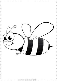 a black and white drawing of a bee with bubbles on it's head, flying through the air