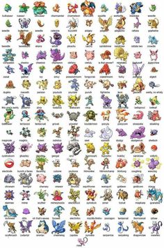 the pokemon stickers are all different colors and sizes, but there is no image on them