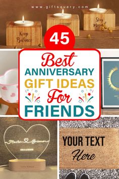 the best anniversary gifts for friends that are perfect for any special someone in your life