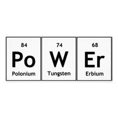 the symbol for power is shown in black and white poster print on a white background