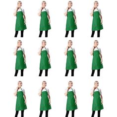 PRICES MAY VARY. 100% Polyester Imported Value Pack - aprons bulk set includes 12 pcs of green aprons for women men girls, made of light/ breathable waterproof polyester twill fabric. Green aprons bulk Including 12 pcs-enough quantity for your party or change for washing Good workmanship-these Plain bib aprons improved base on a lot of experience and feedback from customer,it is good choice as chef,Kitchen ,Grill, Cook apron and aprons for business,Kitchen home &parties. Enough strong waist ties Aprons For Women, Painting Apron, Green Apron, Green Plain, Grill Apron, Work Aprons, Baking Apron, Bib Apron, Chef Apron