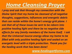 Cleanse Prayer, Psalms Magick, Cleansing Prayers, House Cleansing Prayer, Cleansing Your Home, Sage Cleansing, Cleansing Ritual