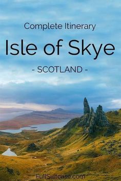 the isle of skye in scotland with text overlay that reads complete library isle of skye - scotland