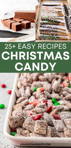 homemade christmas candy recipe with the title overlay