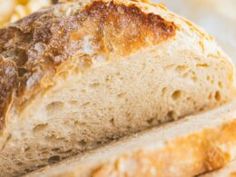 a loaf of bread sitting on top of a table