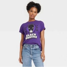 All Offers Welcome! Brand New With Tag Brand: Marvel Size: Xxl Color: Purple Material: 100% Cotton Short Sleeve, Black And White Print, Crew Neck Approx Measurements (Item Laying Flat) Lenght: 29" Bust:26" Shoulder To Shoulder: 22" F596 Deadpool Shirt, Superhero Graphic, Marvel Black Panther, Trending Graphic Tees, Turtle Shirts, Navy Blue T Shirt, Marvel Shirt, Small Clothes, Black Panther Marvel