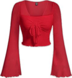 Fitted Red T-shirt For Fall, Trendy Red Long Sleeve T-shirt, Trendy Long Sleeve Red T-shirt, Red Stretch T-shirt For Fall, Red Long Sleeve T-shirt For Spring, Red Fitted Long Sleeve T-shirt, Fitted Red Long Sleeve Tops, Red Stretch Crew Neck Blouse, Red Stretch Summer Tops