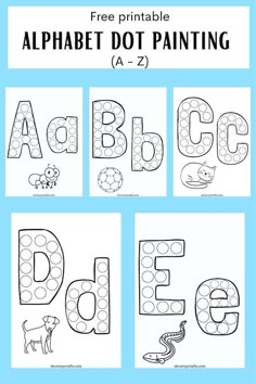 printable alphabet worksheet for kids to practice letter recognition and matching with other letters