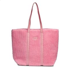 Nunoo Shopper Teddy Taske Pink Copenhagen, Tote Bag, Pink