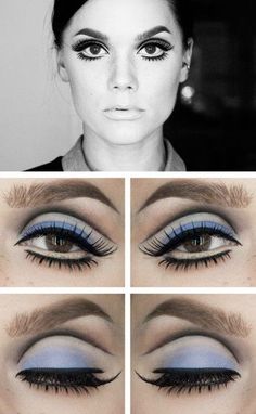 Twiggy Eyes, Carnaval Make-up, 1960s Makeup, Klasik Hollywood, Vintage Makeup Looks