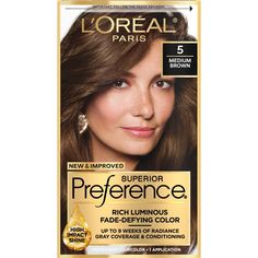 Preference’s Superior Fade-Defying Color & Shine system creates luminous, lit-from-within color, with natural-looking highs & lows, and beautiful gray coverage. With up to 8 weeks of fade-defying color, rich, long-lasting color shines from every strand and resists fading or turning brassy week after week. The kit also includes a color protective Color and Shine Conditioner formulated with Golden Camelina Oil, Anti-Oxidant Vitamin E and UV filter to help keep first day color vibrancy and silky, r Auburn Hair Dye, Rose Gold Blonde, Brown Hair Dye, At Home Hair Color, Dyed Blonde Hair, Gold Blonde, Medium Skin Tone, Permanent Hair Dye, Dark Rose