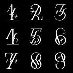 some type of font that is in the shape of letters with numbers and symbols on them