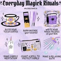 Witchy Activities, Magick Rituals, Witchy Books, Wicca Recipes, Beginner Witchcraft