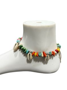 This beautiful natural cowrie bracelet can also be worn as an anklet. Material :Shell Girth: 18.78inches A summer favorite Cowrie Bracelet, Rainbow Beach, Cluster Bracelets, Summer Favorites, Beads Bracelet, Ring Bracelet, Earring Necklace, Vintage Metal, Ring Necklace