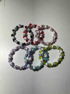 Scull Bubble Bracelet *DISCLAIMER you do not get all bracelets shown in first picture, only one of the color you choose. Bubble Bracelet, Bracelet Inspiration, Diy Bracelet Designs, Diy Bracelet, Bracelet Designs, Diy Bracelets, You Choose, Arm Band, One Pic