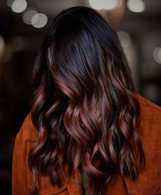 Fall Inspired Hair Color, Fall Inspired Hair, Lighter Brown Hair Color, Hair Wishlist, Lighter Brown Hair, Balayage Red, Brown Hair Dye