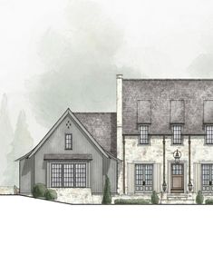 this is an artist's rendering of the house