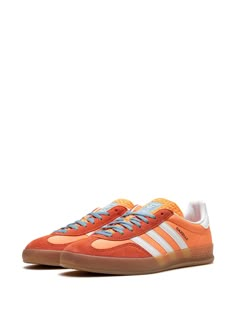 Adidas Gazelle Indoor, Colorful Sneakers, Orange Sneakers, Orange Shoes, Shoe Inspo, Adidas Outfit, Swag Shoes, Adidas Gazelle, Dream Shoes