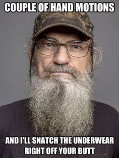 an old man with a long beard and glasses has a quote on it that says if you can stand the heat, yet young