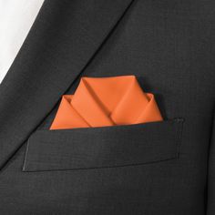 A solid orange pocket square is a bold choice, radiating energy and charisma. KT Orange is a vivid true orange. Orange Pocket Square, Solid Orange, 5 Kids, Small Bows, Neck Gaiters, Kids Pillows, Petite Women, Neck Scarves, Scarf Hairstyles