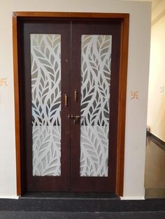 Safety Door, Double Door Design, Door Glass Design, Geometric Drawing, Door Design Modern, Bungalow House, Home Entrance Decor, Door Glass, Bungalow House Design