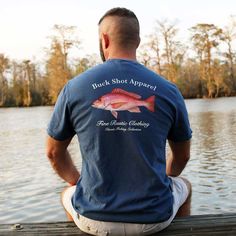 Size: 3XL, Color: Indigo Blue Fathers Day Gifts Fishing, Lake Life Shirt, Fishing Graphic, Rustic Outfits, Funny Fishing Shirts, Red Snapper, Surf Tee, Fishing Gift, Fishing Life