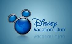 the disney vacation club logo on a blue background