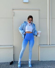 @endzel Endzel Outfits, Outfit Workout, Lycra Shorts, Lycra Leggings, Fav Color, Cheer Outfits, Cute Gym Outfits, Outfits 2023