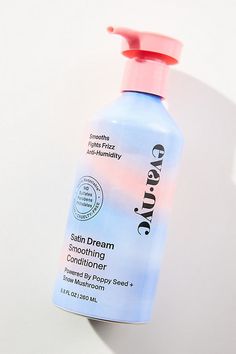 This conditioner smooths, fights frizz, and is anti-humidity. | Satin Dream Smoothing Conditioner by Eva NYC in Blue, Women's at Anthropologie Eva Nyc Mane Magic, Oui Shampoo And Conditioner, Eva Nyc Hair Mask, Eva Nyc Shampoo, Eva Nyc, 16 Birthday, Hair Shampoo, Shampoo And Conditioner, Beauty Women