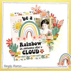 Scrap Ideas, Rainbow Paper, Family Photo Sessions, Baby Scrapbook, Happy Days