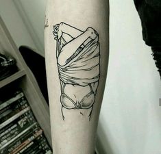 a woman's arm with a tattoo on it