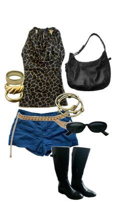 cheetah print cowl runched neck top blue micro mini shorts black boots fall outfit inspo it girl trendy fashion style ideas Black Boots Fall Outfit, Boots Fall Outfit, Fall Boots Outfit, Short Black Boots, Micro Mini, Mini Shorts, Boots Fall, Outfit Inspo Fall