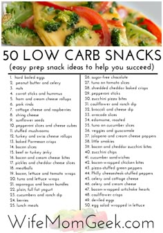 Low Carb Staples: Stocking Your Kitchen for Success Low Carb Snack Ideas, Low Carb Snacks List, Snacks List, Overnight Oat, Low Carb Snack, Resep Diet, Carb Snacks, Low Carb Eating, Low Carbs