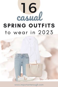 Finally Spring! Let’s reshuffle your wardrobe and get ready for the warmer season ahead. It’s time for my Spring Capsule Wardrobe. At the bottom of this article, you will find 16 spring outfit ideas to wear during the season! Casual Spring Outfits, Outfit Ideas 2024, Simple Spring Outfits, Capsule Wardrobe Women, Spring Summer Capsule Wardrobe, Fashion Capsule Wardrobe, Spring Outfit Ideas, Spring Capsule, Outfits To Wear