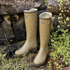 Le Chameau Giverny Boot - Terrain Classic Rain Boots For Outdoor Fall Use, Classic Rain Boots For Fall Outdoor Activities, Classic Rain Boots For Fall Outdoor, Classic Knee-high Outdoor Boots, Le Chameau Boots, Gardening Boots, Gardening Outfit, Rubber Boots, Shop Interior Design